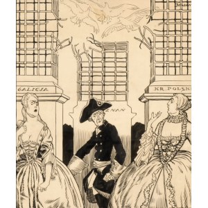Bogdan Nowakowski, Satirical drawing
