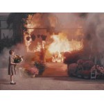 Karol Kędzierski (ur. 1984), Fire in a flower shop, 2025