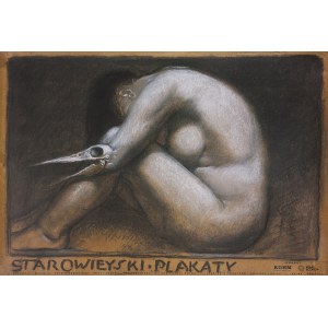 Franciszek STAROWIEYSKI (1930-2009) - projekt, Plakat do wystawy: Starowieyski. Plakaty dla Legnickiego Centrum Kultury