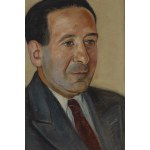 Wlastimil Hofman (1881 Praga - 1970 Szklarska Poręba), Portret Chaima Halberthala, 1942