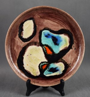 Stanisława PIĘTKOWA (1907-1983), Patera ceramiczna, Kraków, lata 60-te.