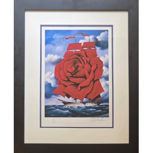 Rafał Olbiński, loď Red Rose