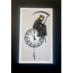 Banksy, Smiling Reaper on Big Ben