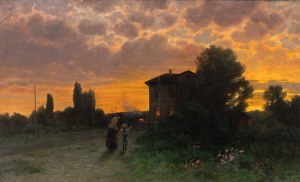Hermann Traugott RÜDISÜHLI (1864 - 1944), Oczekiwanie, przed 1900