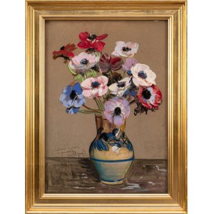 Leon WYCZÓŁKOWSKI (1852 - 1936), Anemones, 1911