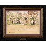 Rafał MALCZEWSKI (1892 - 1965), Willa wśród palm
