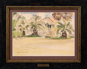 Rafał MALCZEWSKI (1892 - 1965), Willa wśród palm