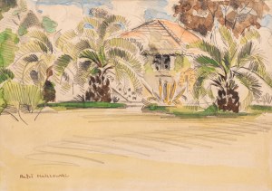 Rafał MALCZEWSKI (1892 - 1965), Willa wśród palm
