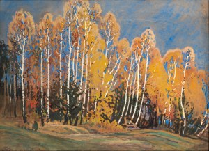 Togo Kazimierz FAŁAT (1904 - 1981), Pejzaż jesienny