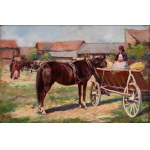 Stanislaw BATOWSKI-KACZOR (1866 - 1946), Furmanka