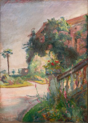 Kasper POCHWALSKI (1899 - 1971), Motyw z parku, 1924