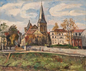 Natan GRUNSWEIGH (1880 - 1956), Motyw z Normandii