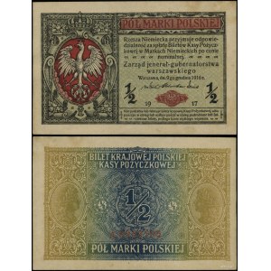 Polsko, 1/2 polské marky, 9.12.1916, generál, A