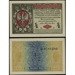 Poland, 1/2 Polish mark, 9.12.1916, General, B