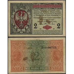 Poland, 2 Polish marks, 9.12.1916, General, B