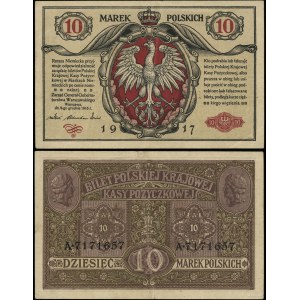 Polska, 10 marek polskich, 9.12.1916, Generał, biletów, A