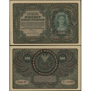 Pologne, 500 marks polonais, 23.08.1919, I-BT