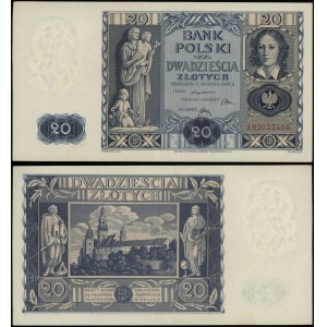 Polska, 20 złotych, 11.11.1936, AM