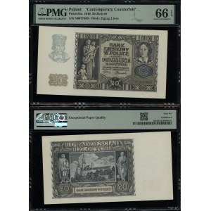 Poland, 20 gold, 1.03.1940, N