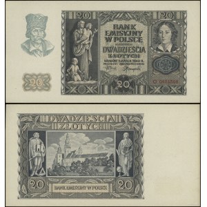 Poland, 20 gold, 1.03.1940, O