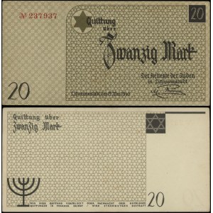 Poland, 20 marks, 15.05.1940, unmarked.