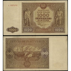 Poland, 1,000 zloty, 15.01.1946, L