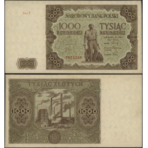 Poland, 1,000 zloty, 15.07.1947, F