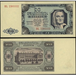 Poland, 20 gold, 1.07.1948, HL