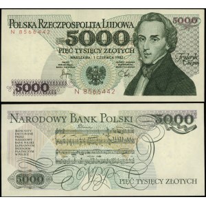 Polska, 5.000 złotych, 1.06.1982, N