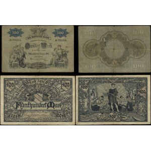 Germany, set of 6 banknotes, 1907-1923