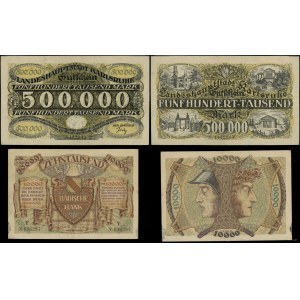 Germany, set of 6 banknotes, 1907-1923