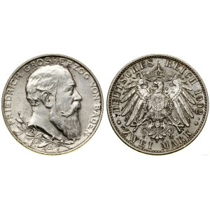 Allemagne, 2 marks, 1902, Karlsruhe