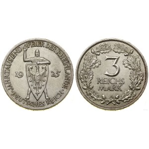 Allemagne, 3 marks, 1925, Munich