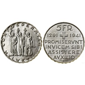 Suisse, 5 francs, 1941, Berne
