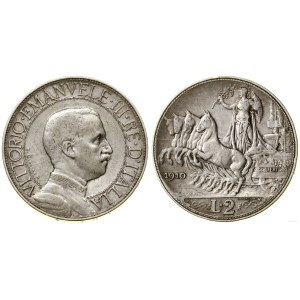 Italy, 2 lira, 1910, Rome