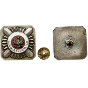 Poland, School of Ensigns - graduation badge, from 1972, Warsaw