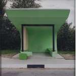 Nicolas Grospierre (b. 1975), Bus Stop No. 9, from the series Lithuanian Bus Stops (diptych), 2004