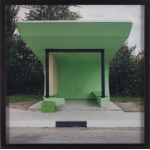 Nicolas Grospierre (b. 1975), Bus Stop No. 9, from the series Lithuanian Bus Stops (diptych), 2004