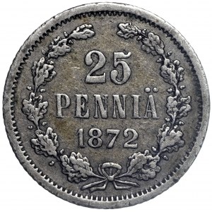 Rosyjska okupacja Finlandii, Aleksander II, 25 pennia 1872