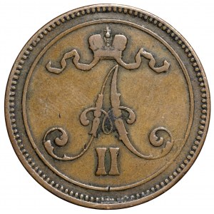 Rosyjska okupacja Finlandii, Aleksander II, 10 pennia 1865