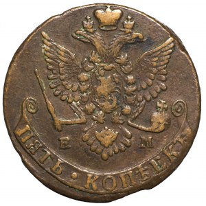 Rosja, Katarzyna II, 5 kopiejek 1779