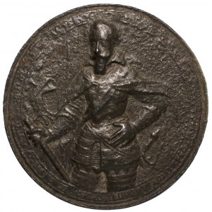 Polska Zygmunt III Waza medal Zdobycie Smoleńska późniejszy odlew w żeliwie