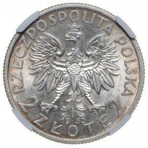 II Rzeczpospolita 2 złote 1933 Polonia NGC MS63