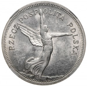 II Rzeczpospolita 5 złotych 1928 Nike Warszawa NGC MS61