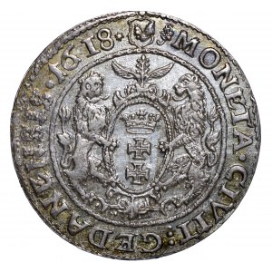 Zygmunt III Waza ort 1618 SB Gdańsk