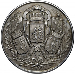 Francja, medal Towarzystwa Rolniczego i Ogrodniczego w Mantes