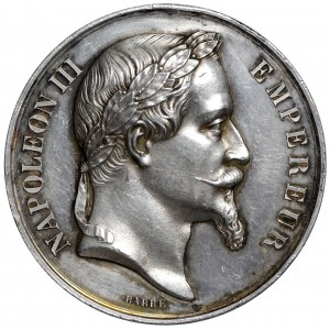Francja, Napoleon III, medal Ministerstwa Rolnictwa i Handlu Konkurs Wersal 1865