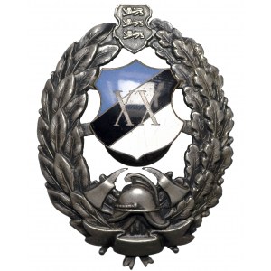 Estonia Silver Firefighter badge for 20 years of service