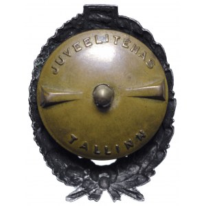 Estonia Srebrna Odznaka Strażacka Miniatura ETL