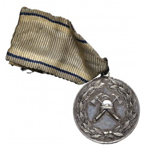 Estonia, (1923-1937) Srebrny Medal za zasługi w pożarnictwie. Roman Tavast.